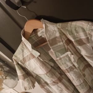 Casual Plaid Button-Down Shirt for Women